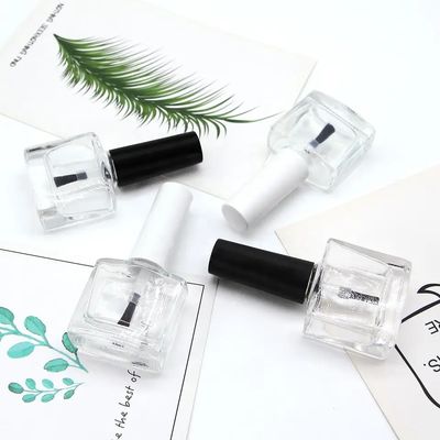 Dobra cena Szkło 5 ml UV Nail Polish butelka Tisk jedwabny z etykietą papierową w Internecie