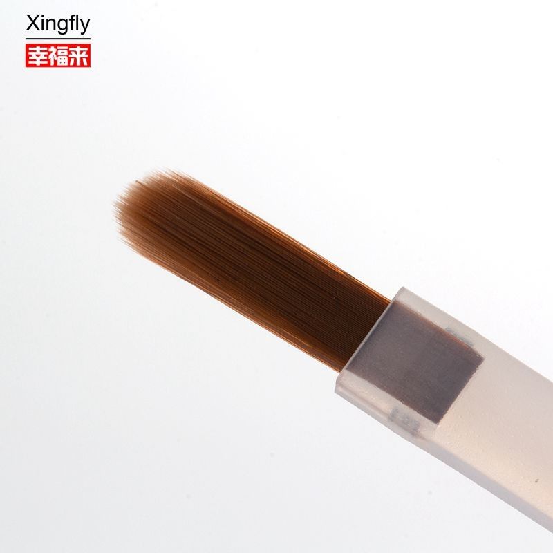 Szczotka do szczotkowania paznokci z nylonu Zastępcza szczotka do żelu Szczotka do szczotkowania paznokci Baza Top Coat Nail Glue Oil