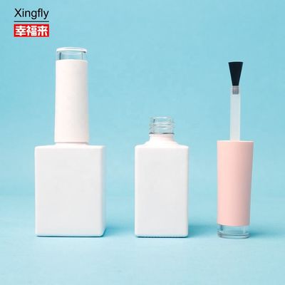 15 ml lakieru do paznokci Xingfly Puste szklane butelki z szczotką i plastikową czapką