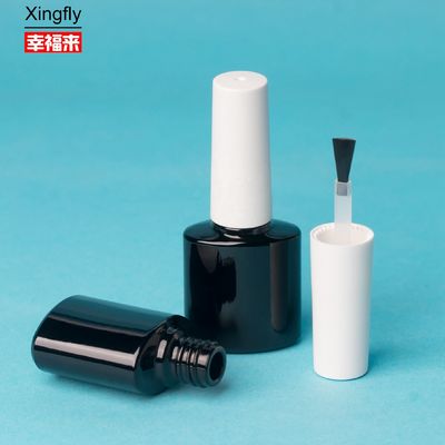 8 ml pusty butelka lakieru do paznokci z szczotką Szklana butelka kosmetyczna