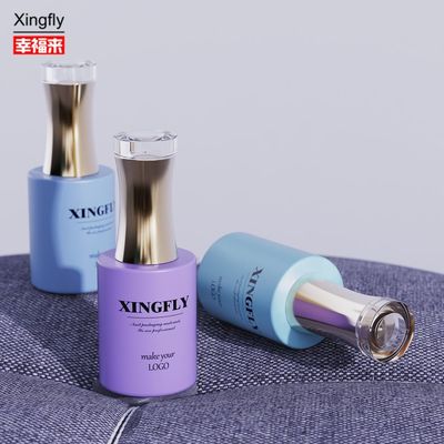Na zamówienie Drukowany 15 ml Unikalny Żel Na Nails Polish oleju szklanej butelki z czapką