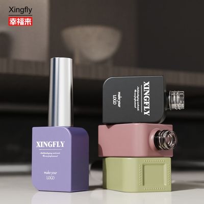 Klasyczny 10 ml kwadratowy Unikalny Pusty Szklany lakier do paznokci Butelki Żelowy lakier pojemnik