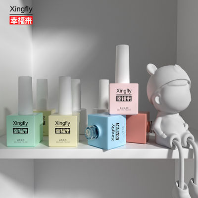 17ml Custom LOGO Kolor UV Gel Pusty Żel Nagiel Butelka jest wyposażona w czapkę szczotki