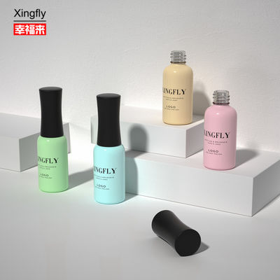 9 ml Pusty żel do paznokci Polski butelka okrągła Custom LOGO Żel do paznokci wzmocniony butelka szklana