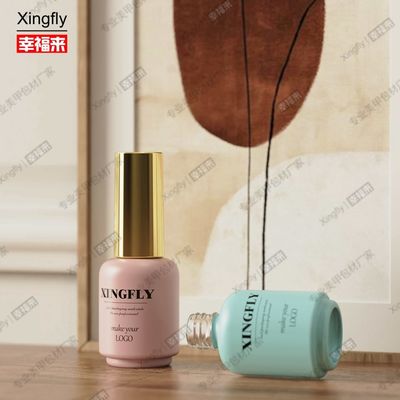 17ml Żel Nail Polish Logo Luxury Flask Pojemnik Opakowanie Żel Polish Flask