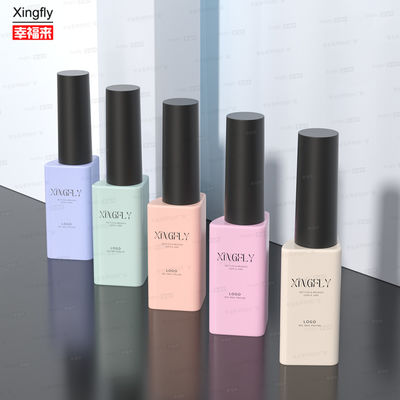 12 ml Custom Triangle Wholesale Puste butelki z gelu do paznokci UV z czapką szczoteczki