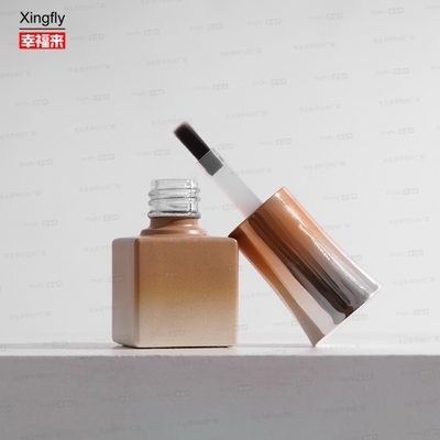 Dobra cena 7ml UV gel lakier do paznokci szklane butelki z czapką szczotką pusty butelka fabryczna bezpośrednia w Internecie